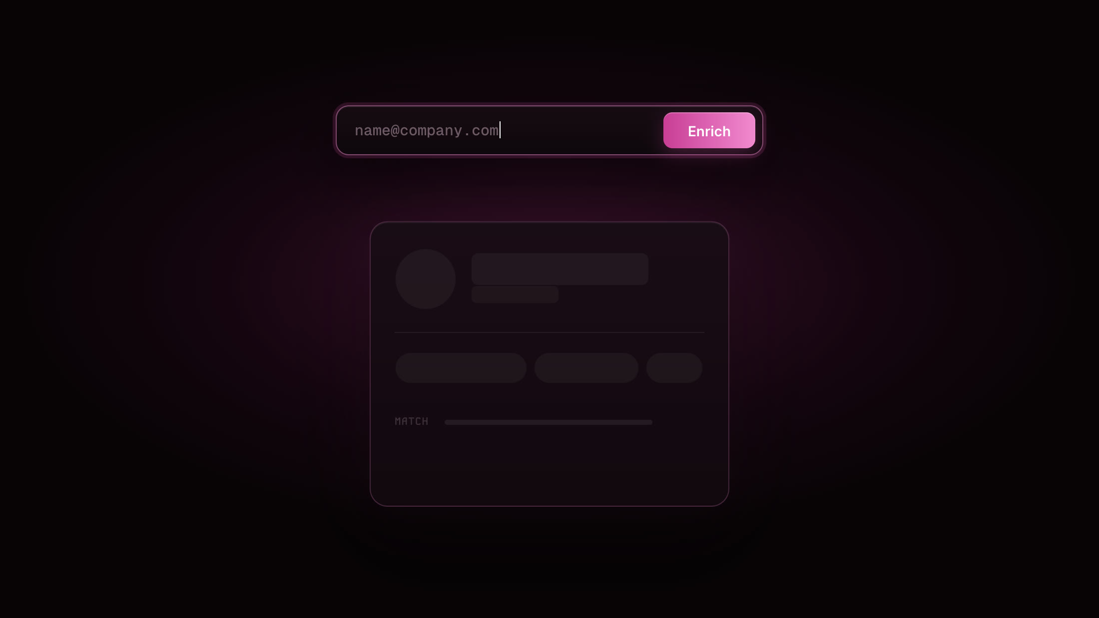People Data enrichment demo